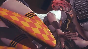 射精,エロアニメポルノ