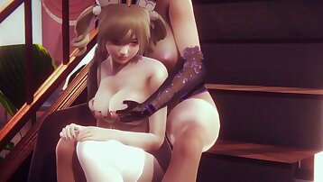 lesbians,hentai porn